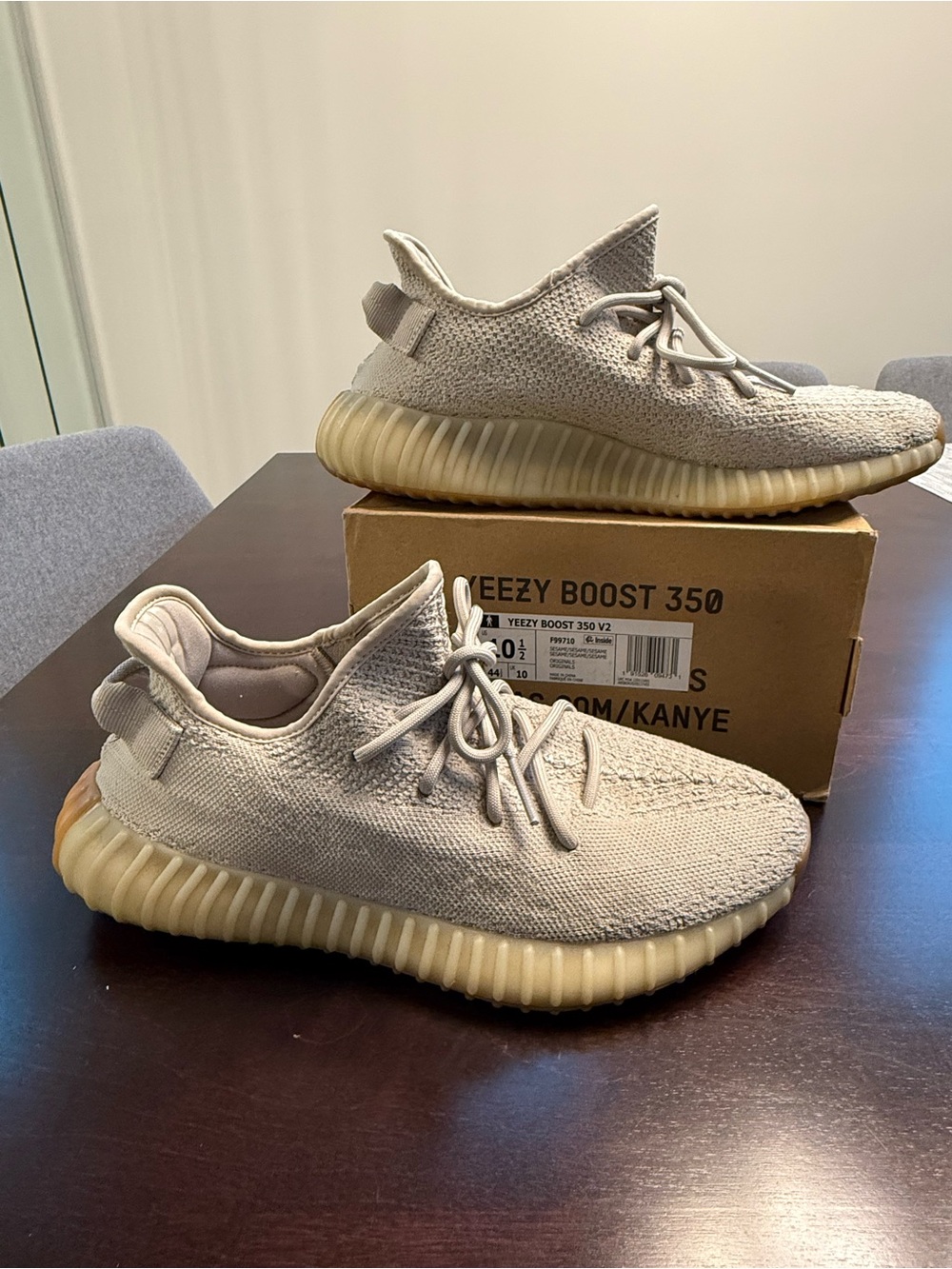 Yeezy Boost 350 V2 sesame with Gum Sole